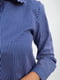 Блуза синяя в полоску | 5500875 | фото 5
