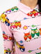 Блуза розовая в принт | 5500922 | фото 4