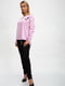 Блуза розовая с рисунком | 5500927 | фото 2