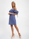 Платье синее в полоску | 5501026 | фото 2
