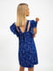 Сукня синя в принт | 5501037 | фото 3