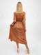 Платье коричневое в полоску | 5501045 | фото 3