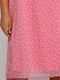 Платье розовое с принтом | 5501686 | фото 4