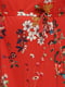 Сукня червона з квітковим принтом | 5501696 | фото 4