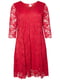 Платье красное с узором | 5501707 | фото 2