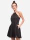 Платье черное с узором | 5501708