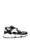 Кроссовки черно-белые | 5500687 | фото 3