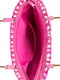 Сумка-шопер плетена рожева | 5502091 | фото 3