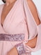 Сукня рожева з декором | 5502910 | фото 3