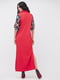 Платье красное с цветочным принтом | 5504911 | фото 3