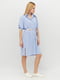 Сукня блакитного кольору в смужку | 5504921 | фото 2