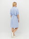 Сукня блакитного кольору в смужку | 5504921 | фото 3