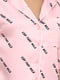 Сорочка рожева з принтом | 5507500 | фото 4