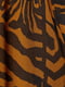 Сукня коричнево-гірчичного кольору в смугастий принт | 5508894 | фото 2