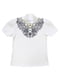 Блуза біла з принтом | 5508977