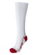 Шкарпетки біло-червоні з логотипом | 5421601 | фото 3