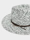 Шляпа белая с узором | 5509186 | фото 2