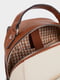 Рюкзак коричнево-бежевий | 5509264 | фото 5