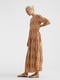 Сукня-сорочка коричнева в смужку | 5509518 | фото 3