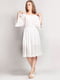 Платье белое с вышивкой | 5509942 | фото 3