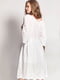 Платье белое с вышивкой | 5509942 | фото 5