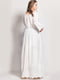 Платье белое с вышивкой | 5509943 | фото 2