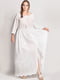 Платье белое с вышивкой | 5509943 | фото 3