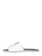 Шльопанці білі з принтом | 5499200 | фото 2