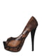 Туфлі коричневого кольору з візерунком | 5504150 | фото 2