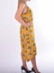 Платье желтое в цветочный принт | 5488772 | фото 2