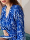 Сукня синя в принт | 5510836 | фото 5