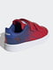 Кросівки синьо-червоного кольору в принт і з логотипом | 5513725 | фото 5