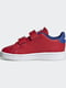 Кросівки синьо-червоного кольору в принт і з логотипом | 5513725 | фото 6