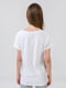 Блуза белая с принтом | 5510862 | фото 2