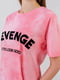 Блуза розовая с принтом | 5510876 | фото 3