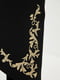 Блуза-кардиган чорно-золотистого кольору з декором | 5514346 | фото 4