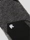 Шкарпетки лижні сіро-чорного кольору з логотипом | 5512641 | фото 3