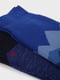 Шкарпетки лижні синьо-блакитного кольору з логотипом | 5512913 | фото 3