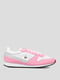 Кросівки рожеві з логотипом | 5512019
