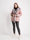 Куртка розово-серебристого цвета | 5516120