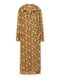 Сукня коричнева в квітковий орнамент | 5516775