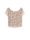 Блуза цвета хаки в цветочный принт | 5516803 | фото 3