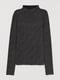 Блуза чорно-сріблястого кольору з декором | 5517628