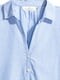 Блуза блакитна в смужку | 5517707 | фото 2