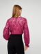 Блуза розовая с узором | 5517743 | фото 3