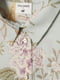 Блуза цвета хаки с цветочным принтом | 5517826 | фото 2