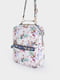 Сумка-рюкзак біла з принтом | 5520286 | фото 2