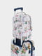 Сумка-рюкзак белая с принтом | 5520286 | фото 6