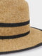 Шляпа черно-бежевая | 5520287 | фото 2