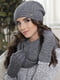 Комплект: шапка, шарф-снуд і рукавички | 5363510